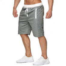 Load image into Gallery viewer, New Fashion Mens zipper Shorts Male Sweatpants Fitness Bodybuilding Workout Men Leisure Shorts masculino 2019 Spring Summer